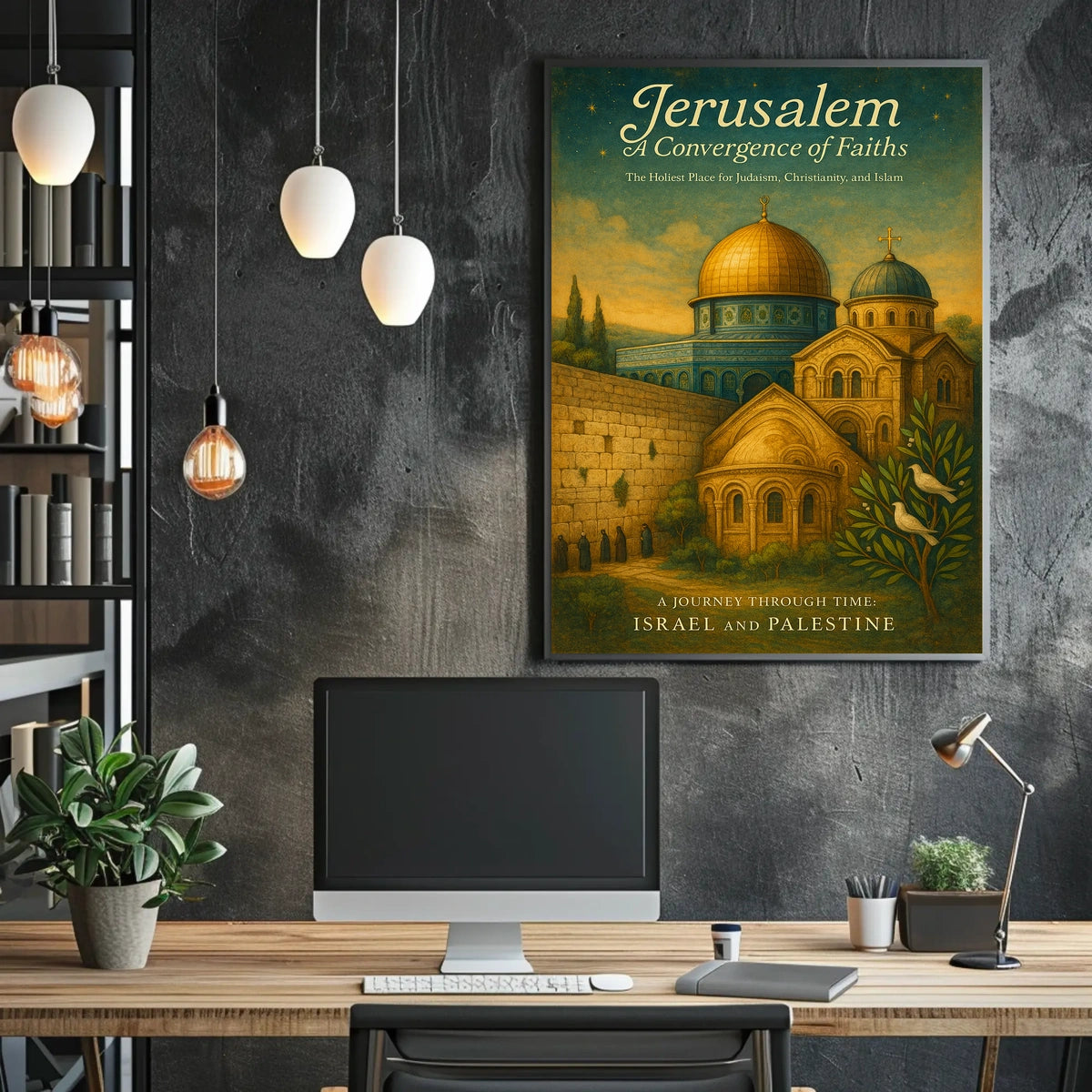 Jerusalem A Convergence Of Faiths Poster