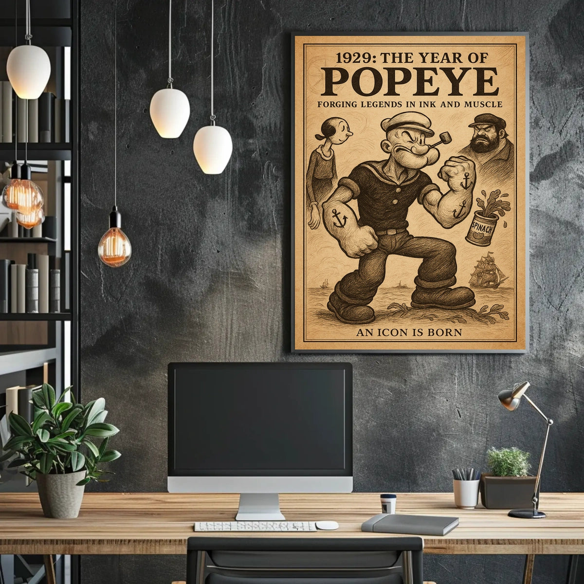 Popeye 1929 Art Poster POP-194