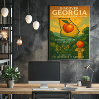 Discover Georgia A Symphony Of Poster