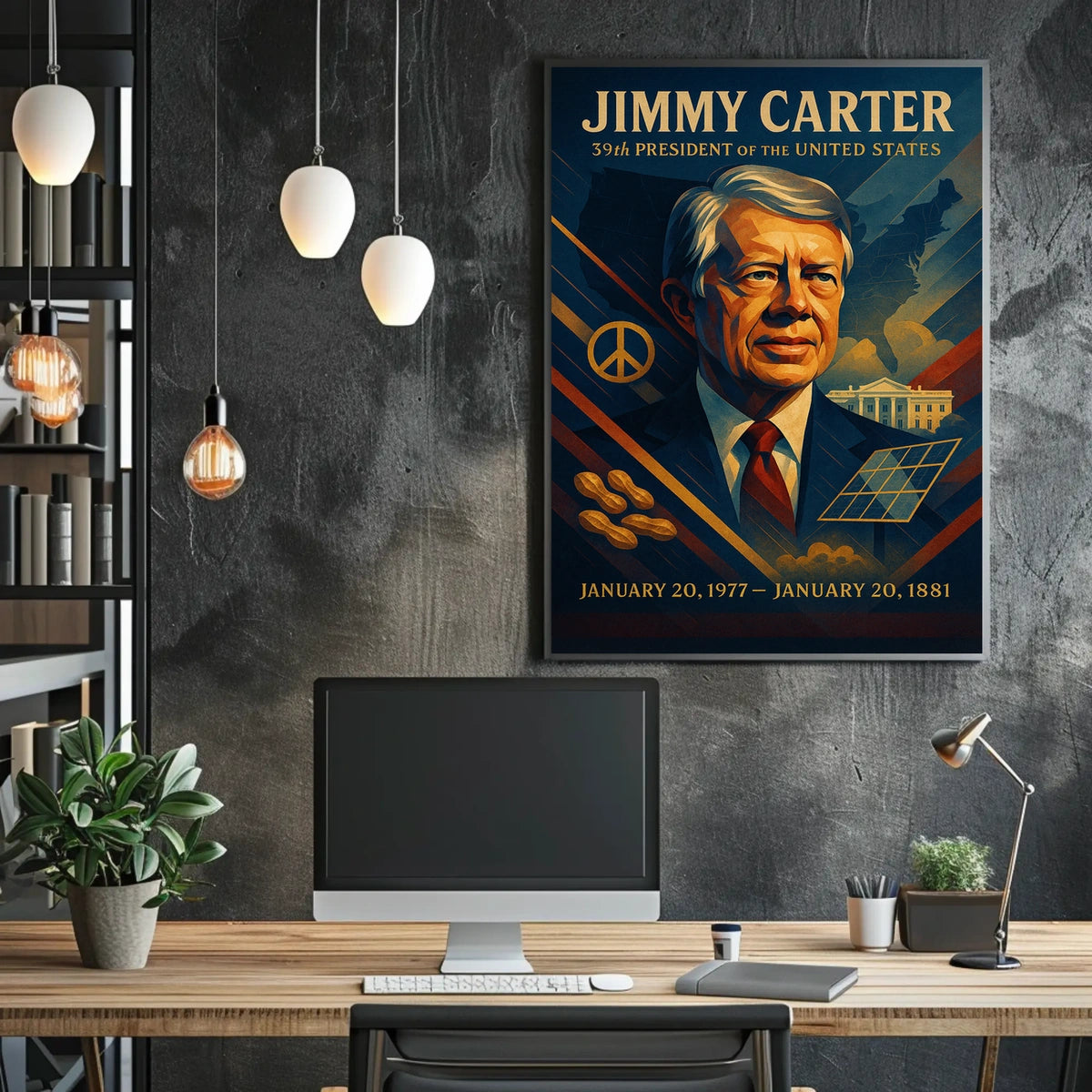 Jimmy Carter 39th President Poster