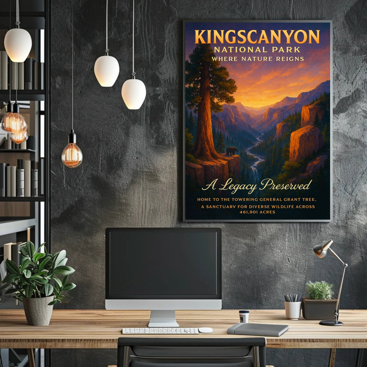 Kings Canyon National Park A Legacy Preserved Poster
