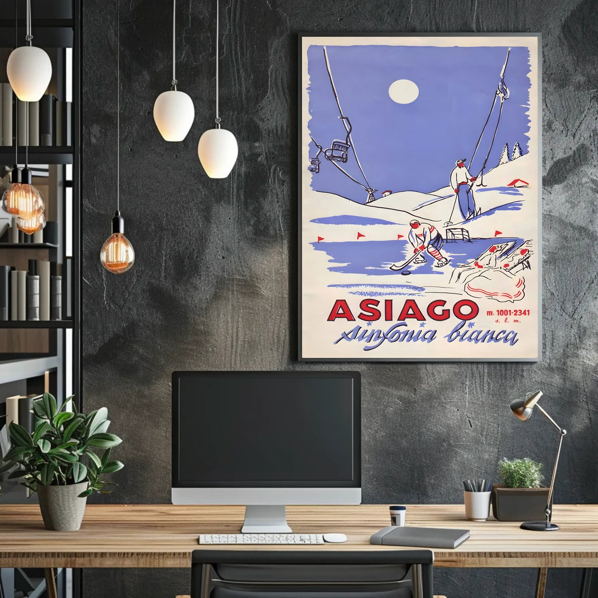Asiago Winter Sports Poster