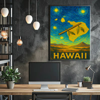 Hawaii Starry Night Poster