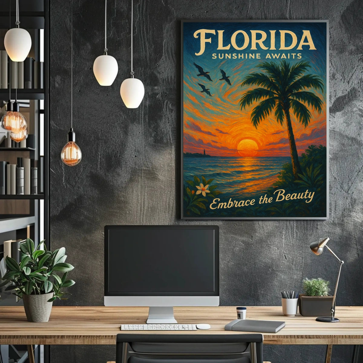 Florida Sunshine Awaits Poster