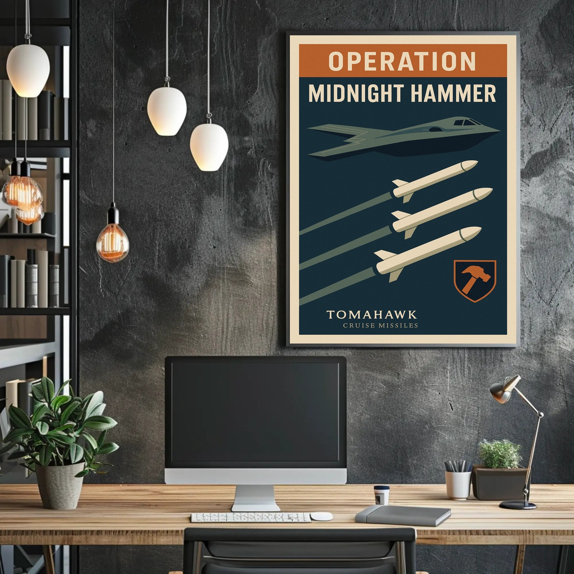 Operation Midnight Hammer Military Propaganda Poster PosterGoat