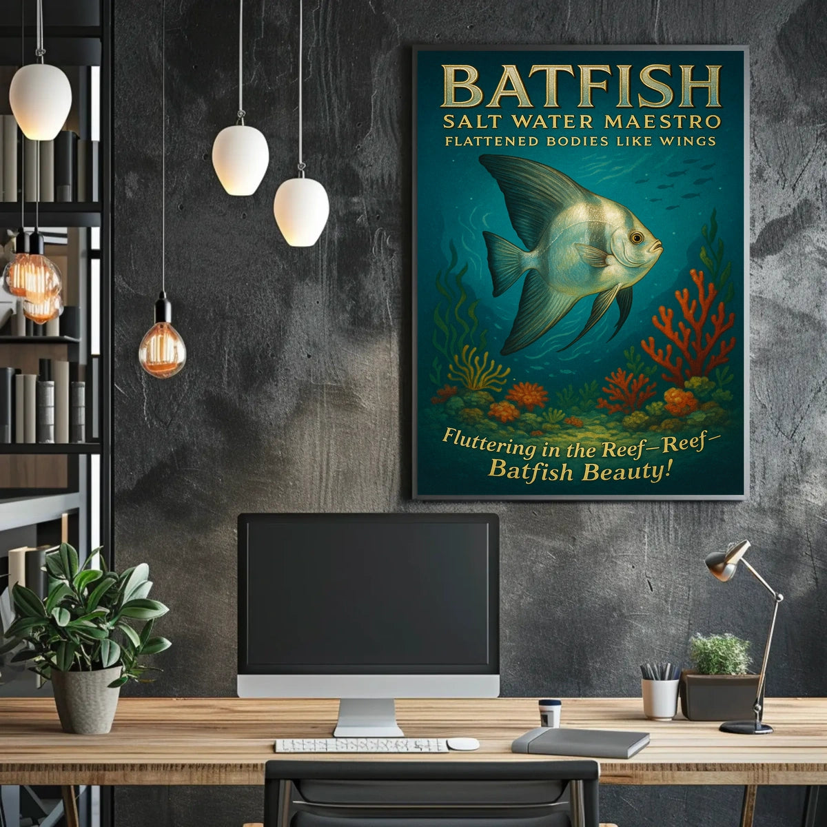 Batfish Salt Water Maestro Poster