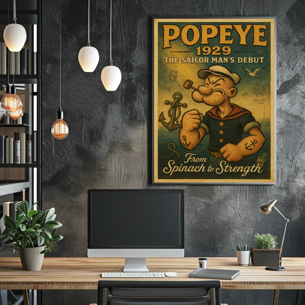 Popeye 1929 Art Poster POP-240