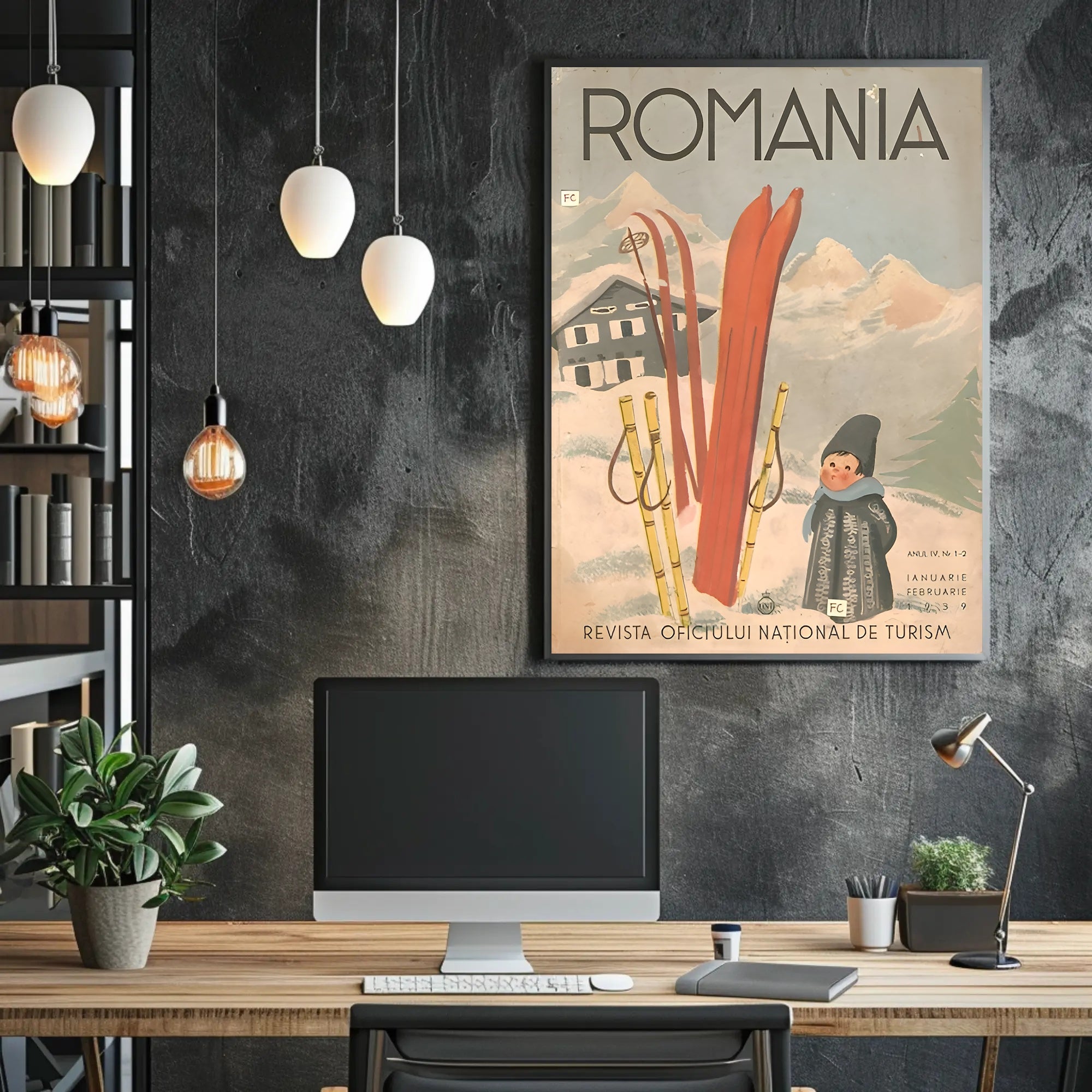 Winter Tourism in Romania Poster PosterGoat