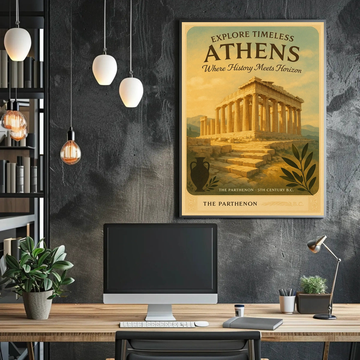 Explore Timeless Athens Poster