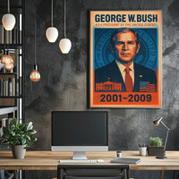 George W. Bush 43rd President Poster