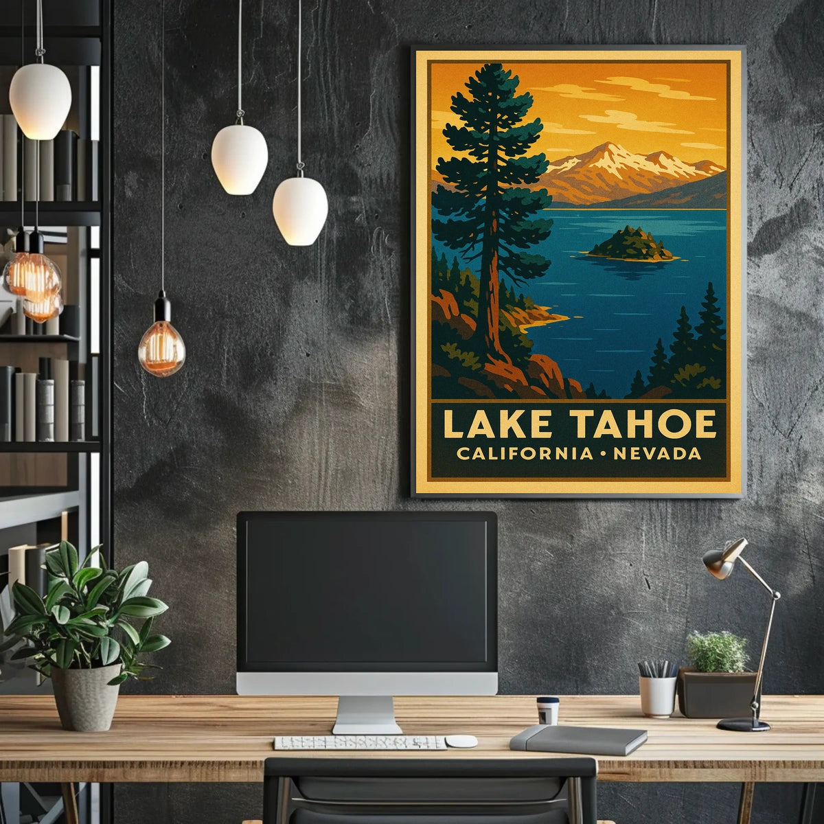 Lake Tahoe Scenic Poster