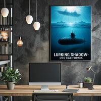 Lurking Shadow USS California Poster PosterGoat