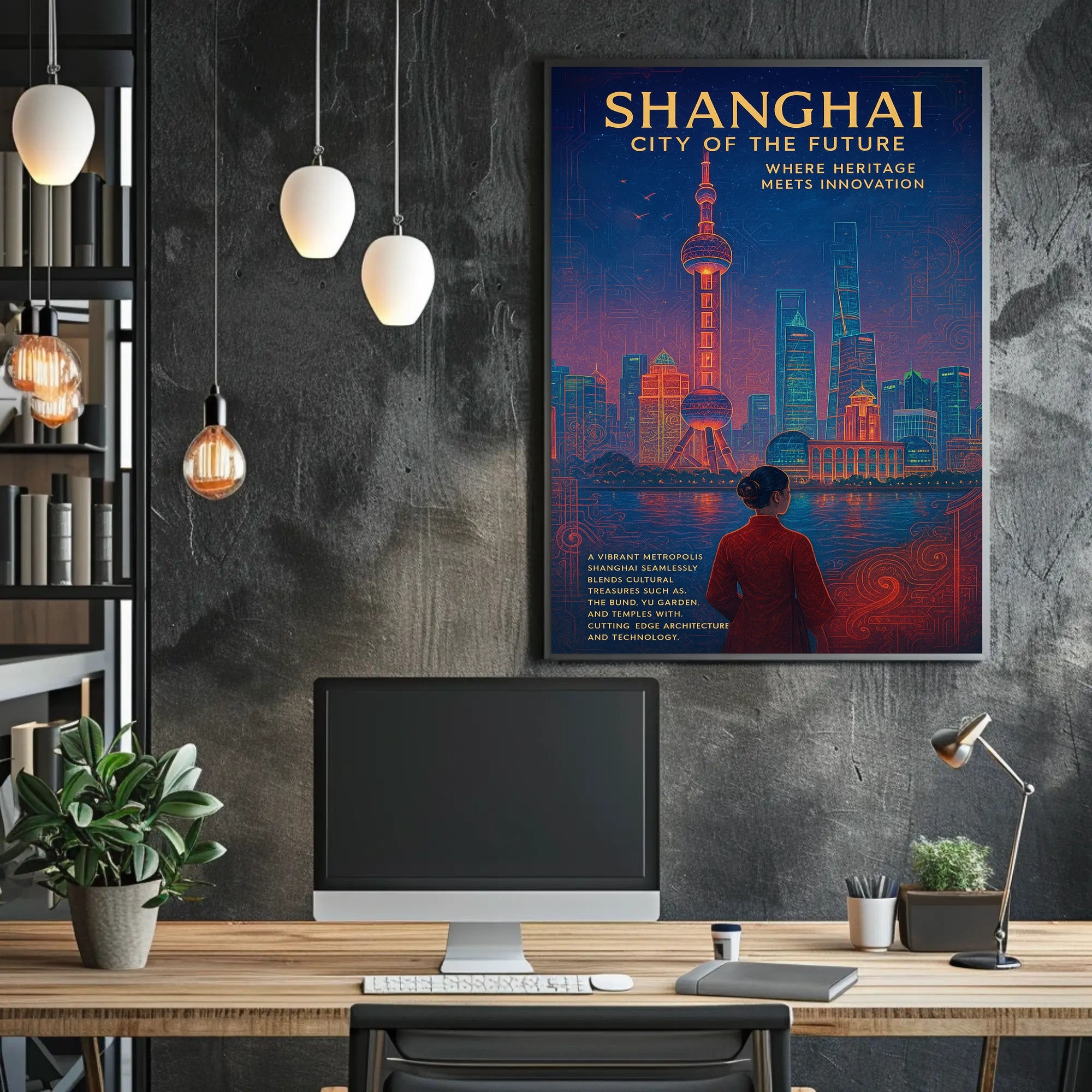 Shanghai City of the Future Poster