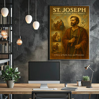 St. Joseph Guardian of the Holy Family Poster PosterGoat
