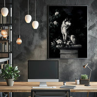 Majestic Husky in Nature Dog Breed Poster PosterGoat