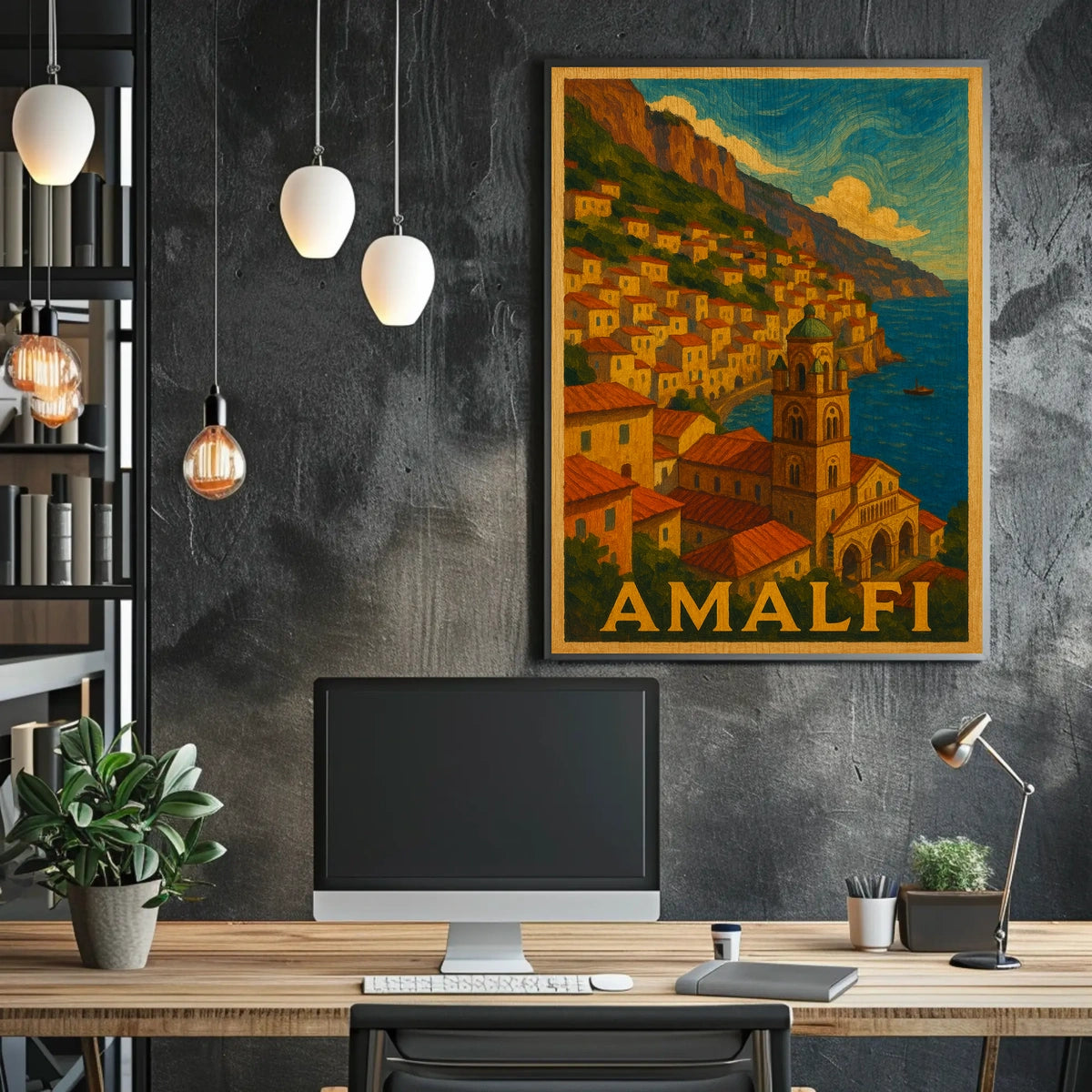 Amalfi Coast Scenic Beauty Poster