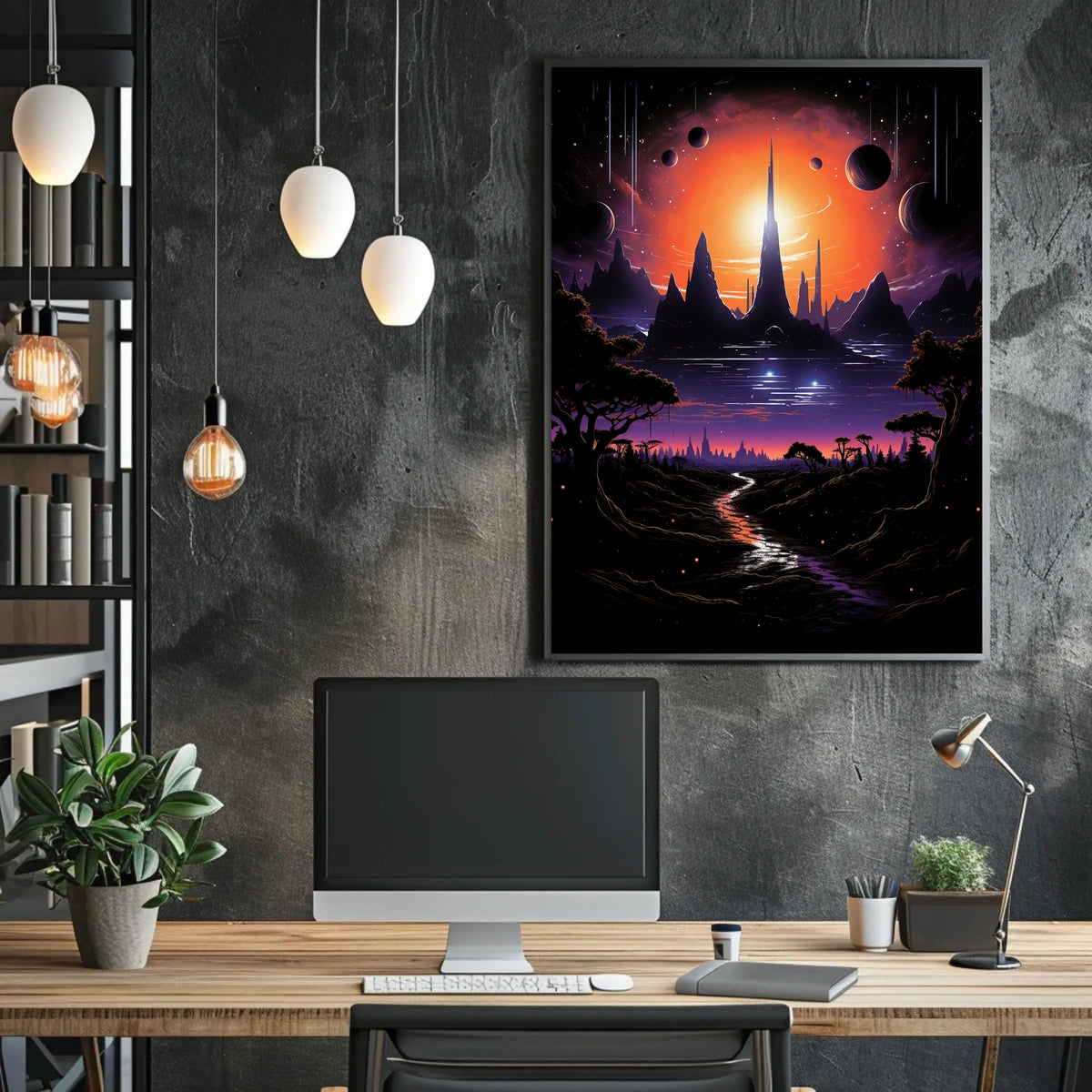 Cosmic Landscape Poster