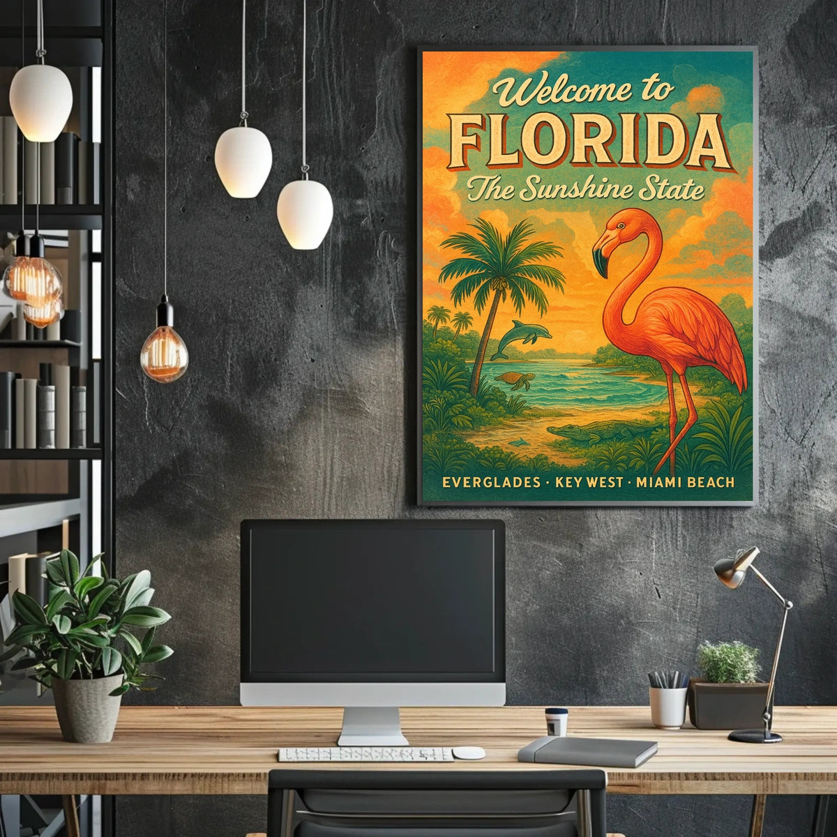 Welcome to Florida The Sunshine State Poster