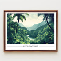 Daintree Rainforest Tranquil Nature National Park Poster