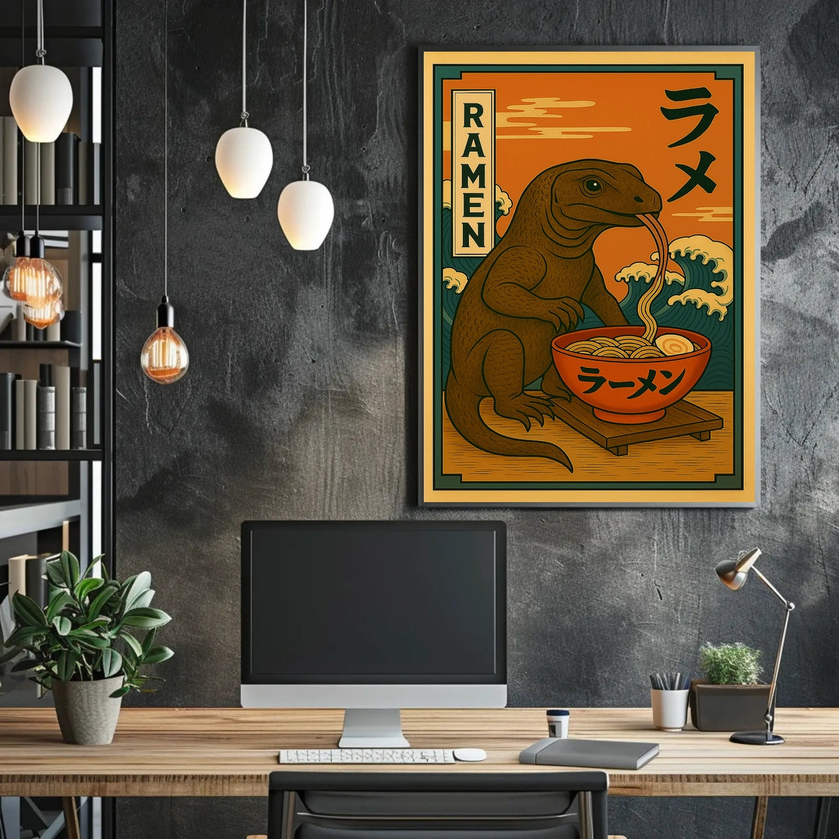 Ramen Reptile Delight Poster