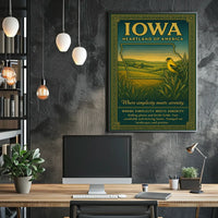 Iowa Heartland of America Poster