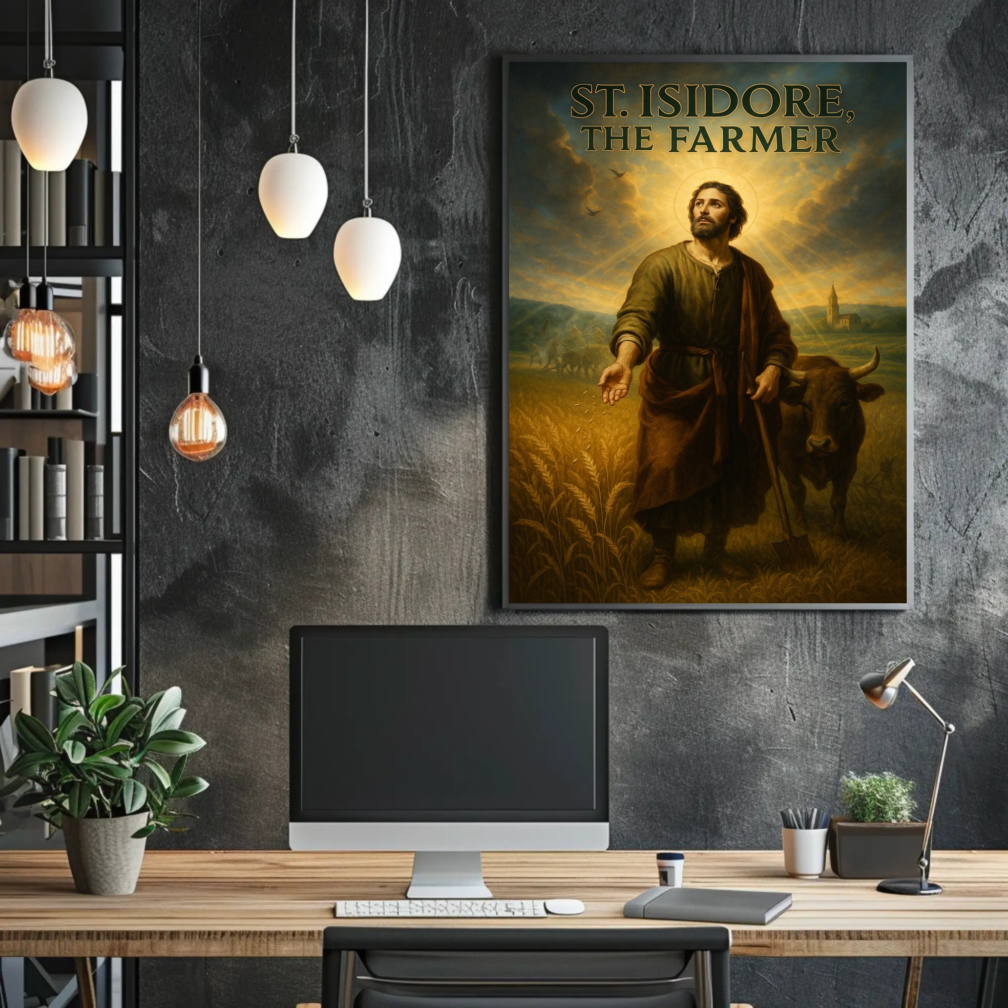 St. Isidore, the Farmer Poster PosterGoat