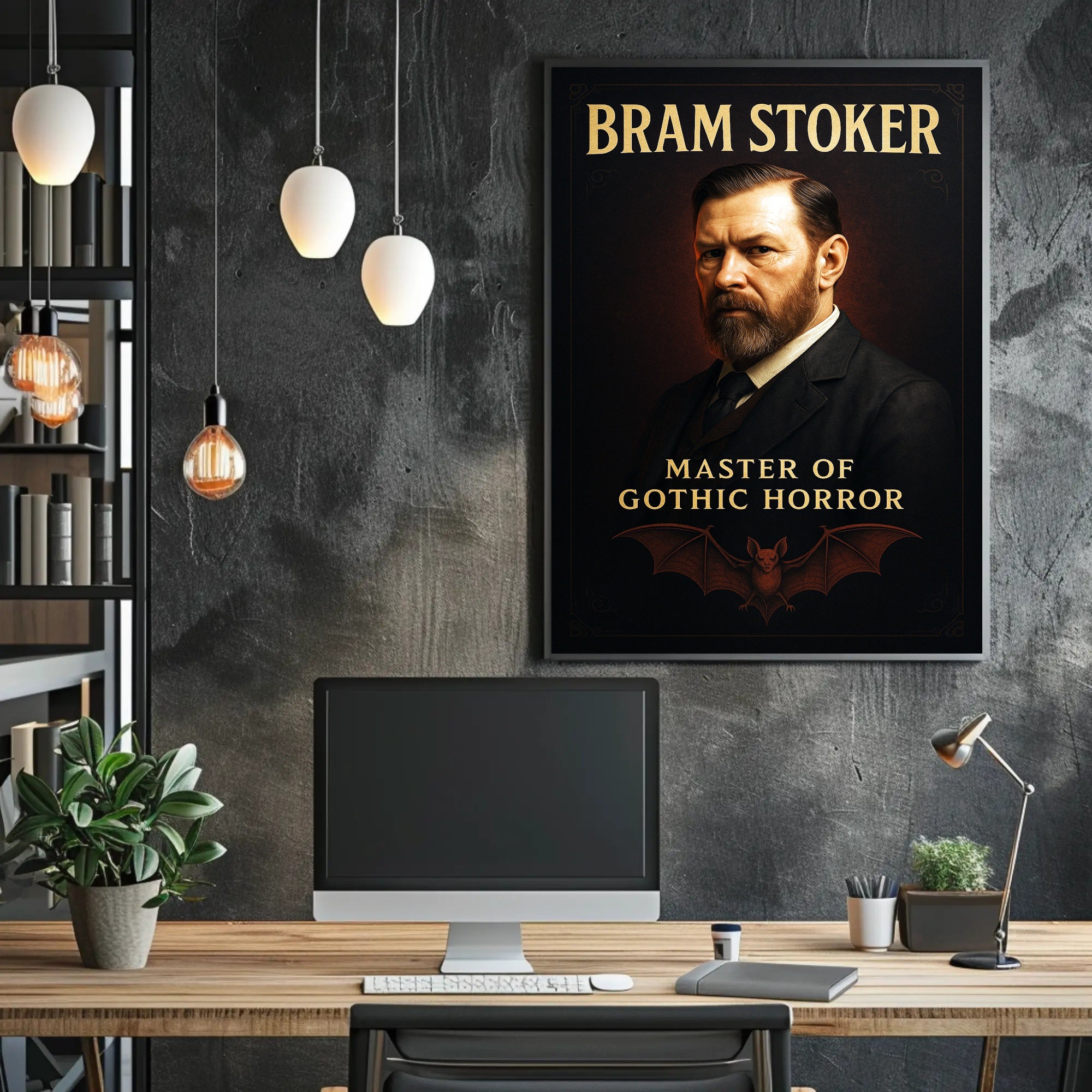 Bram Stoker Master of Gothic Horror Poster PosterGoat