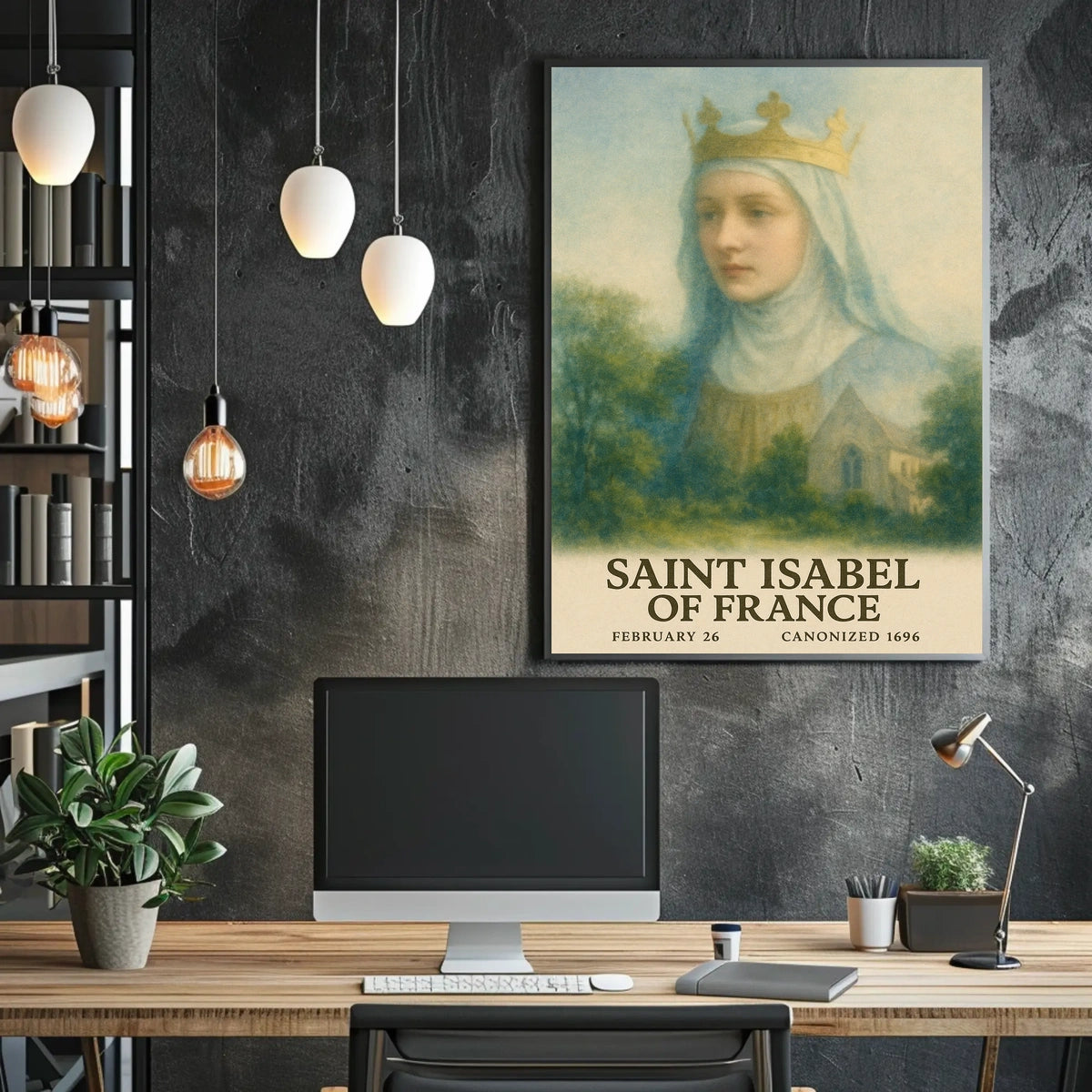 Saint Isabel Of France Poster