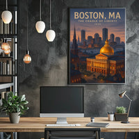 Boston, MA The Cradle of Liberty Poster