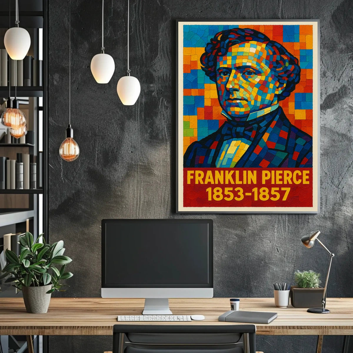 Franklin Pierce 14Th President Poster