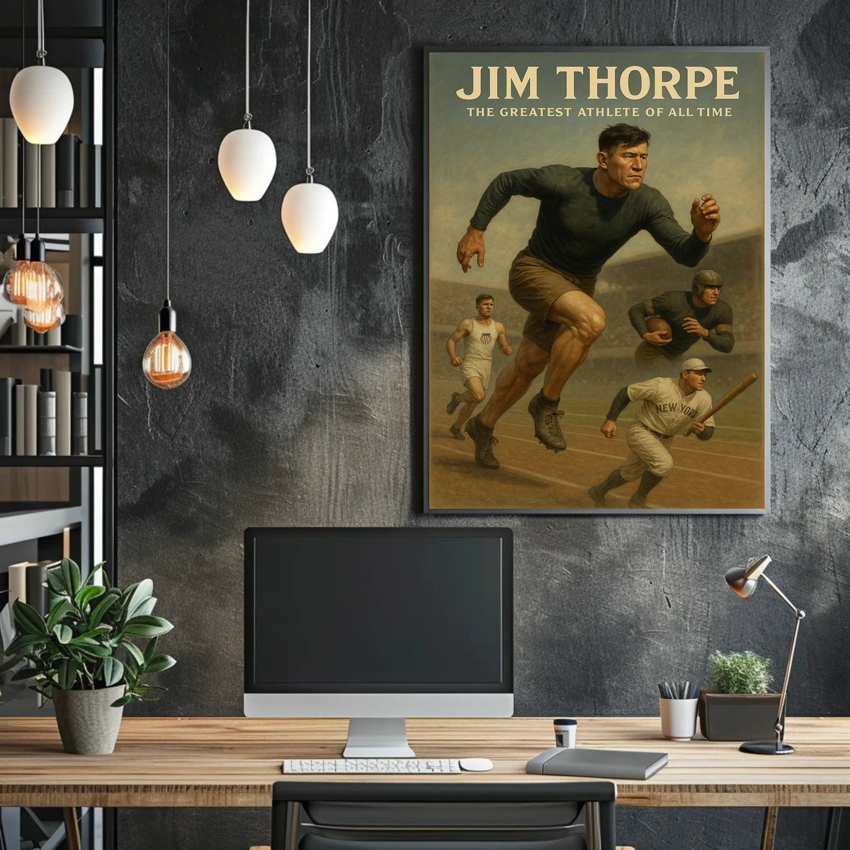 Jim Thorpe The Greatest Athlete Of All Poster