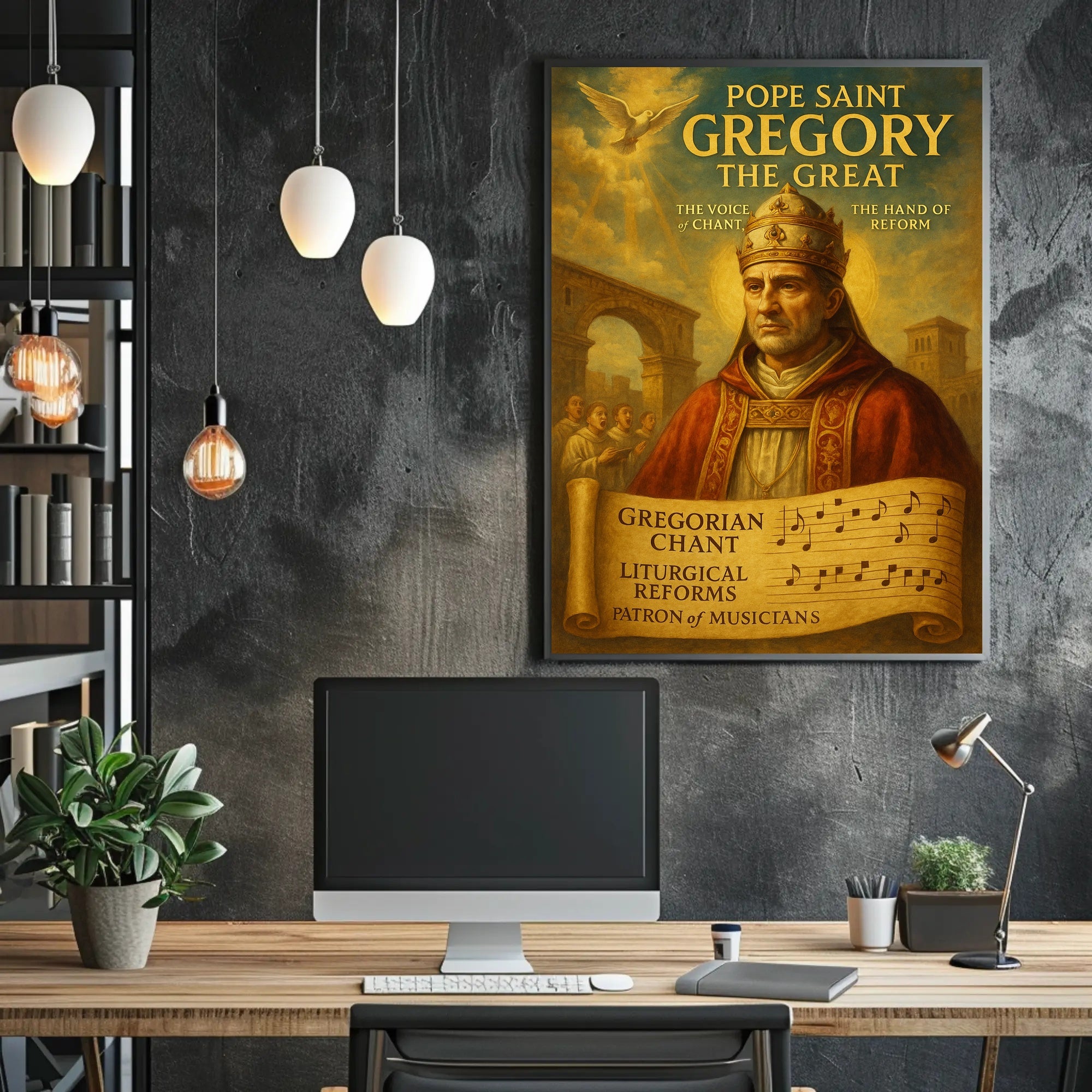 Pope Saint Gregory the Great Poster PosterGoat