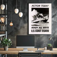 Coast Guard Ship in Ice Military Recruitment Poster