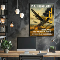 Republic P-47 Thunderbolt The Jug Poster PosterGoat