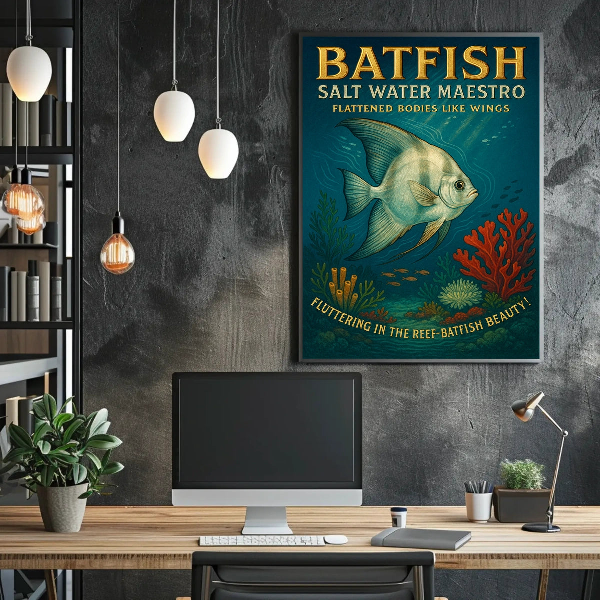 Batfish Salt Water Maestro Poster