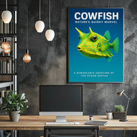 Cowfish Nature’s Quirky Marvel Poster PosterGoat