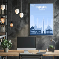 Visit Rome, Italy Travel Poster
