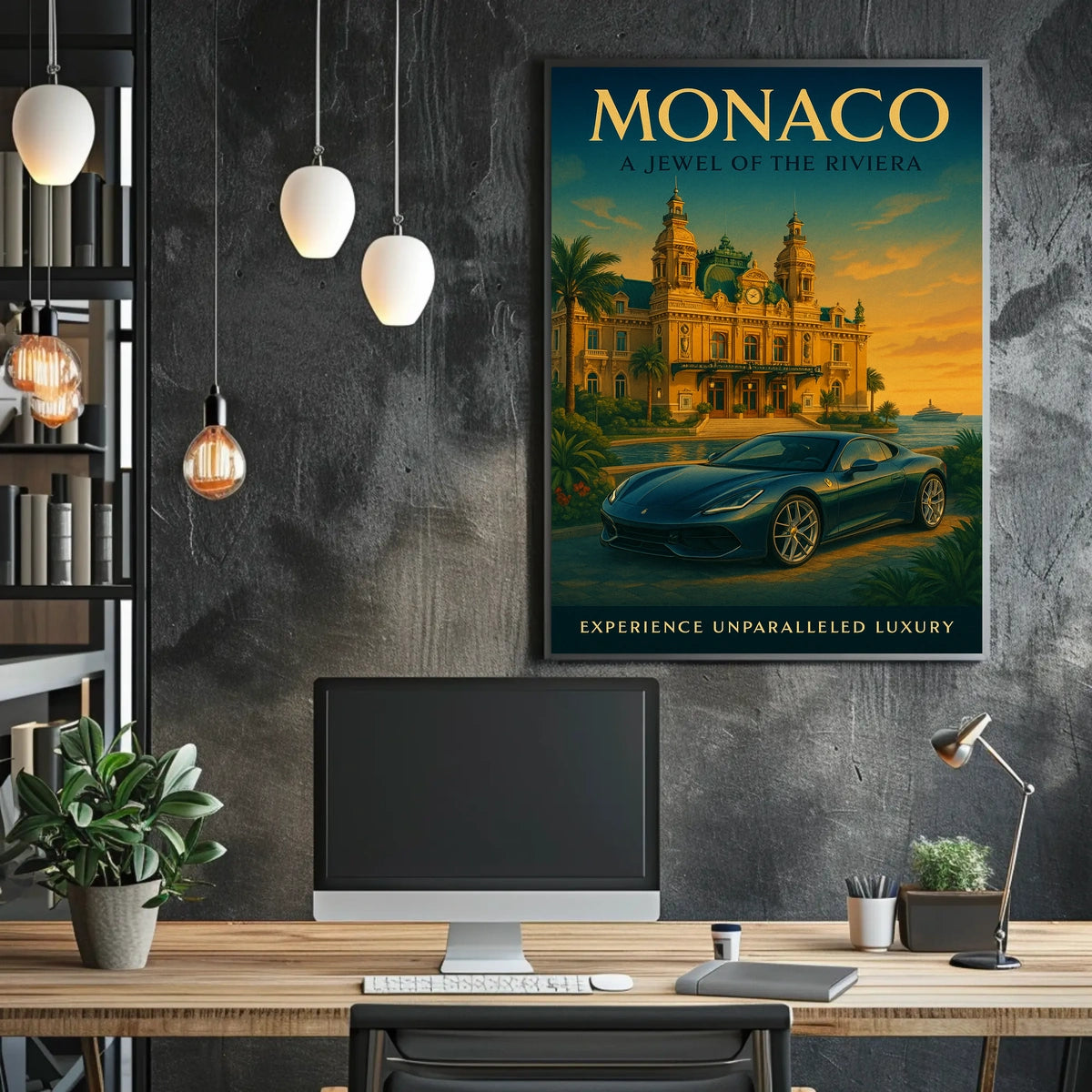 Monaco A Jewel of the Riviera Poster