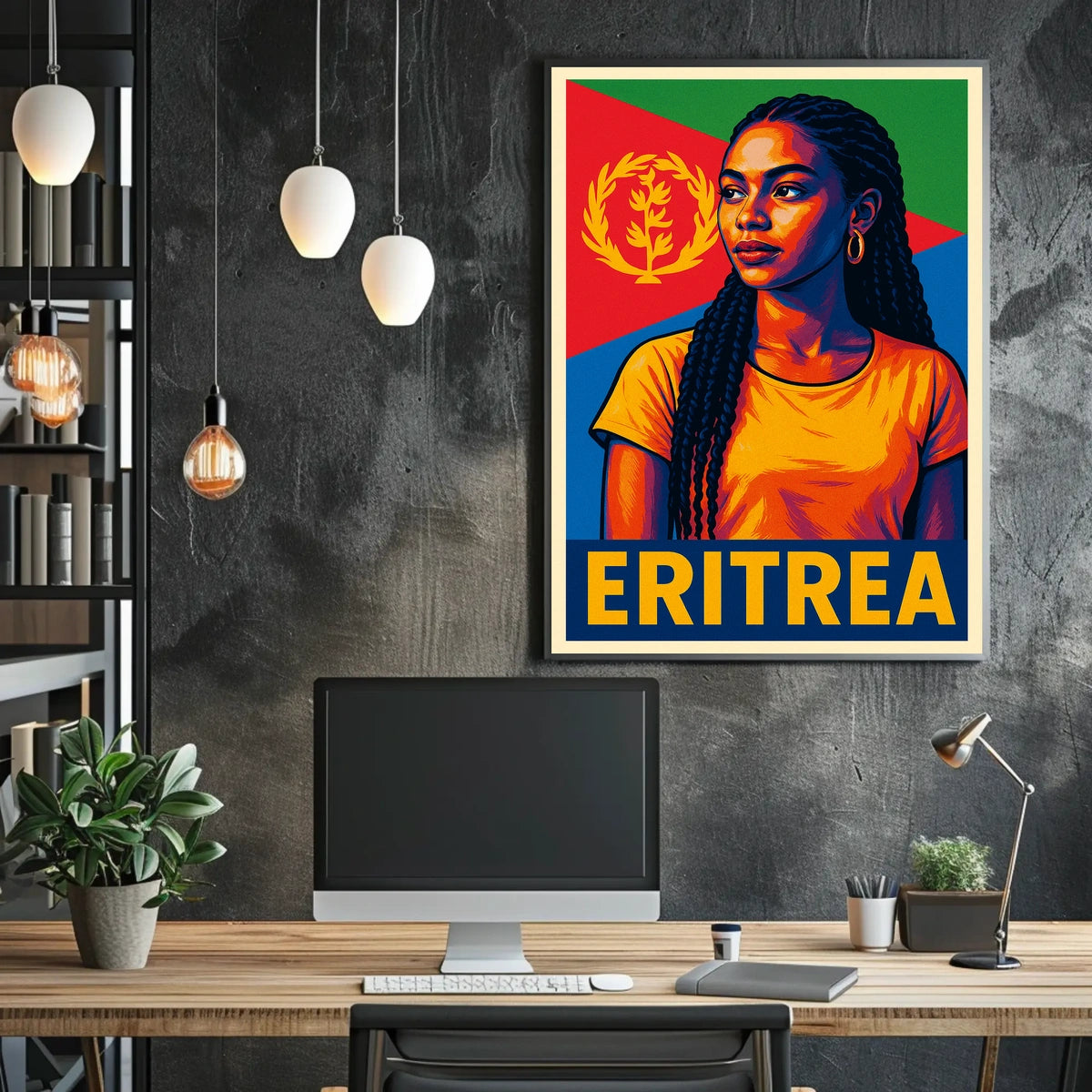 Eritrea A Vibrant Tribute Poster