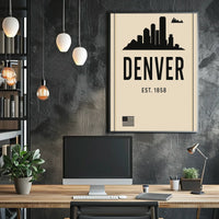 Denver Skyline Est. 1858 Poster