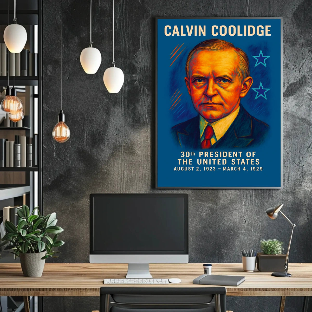 Calvin Coolidge 30th President Poster