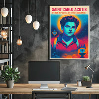 Saint Carlo Acutis Cyber Apostle Of Poster