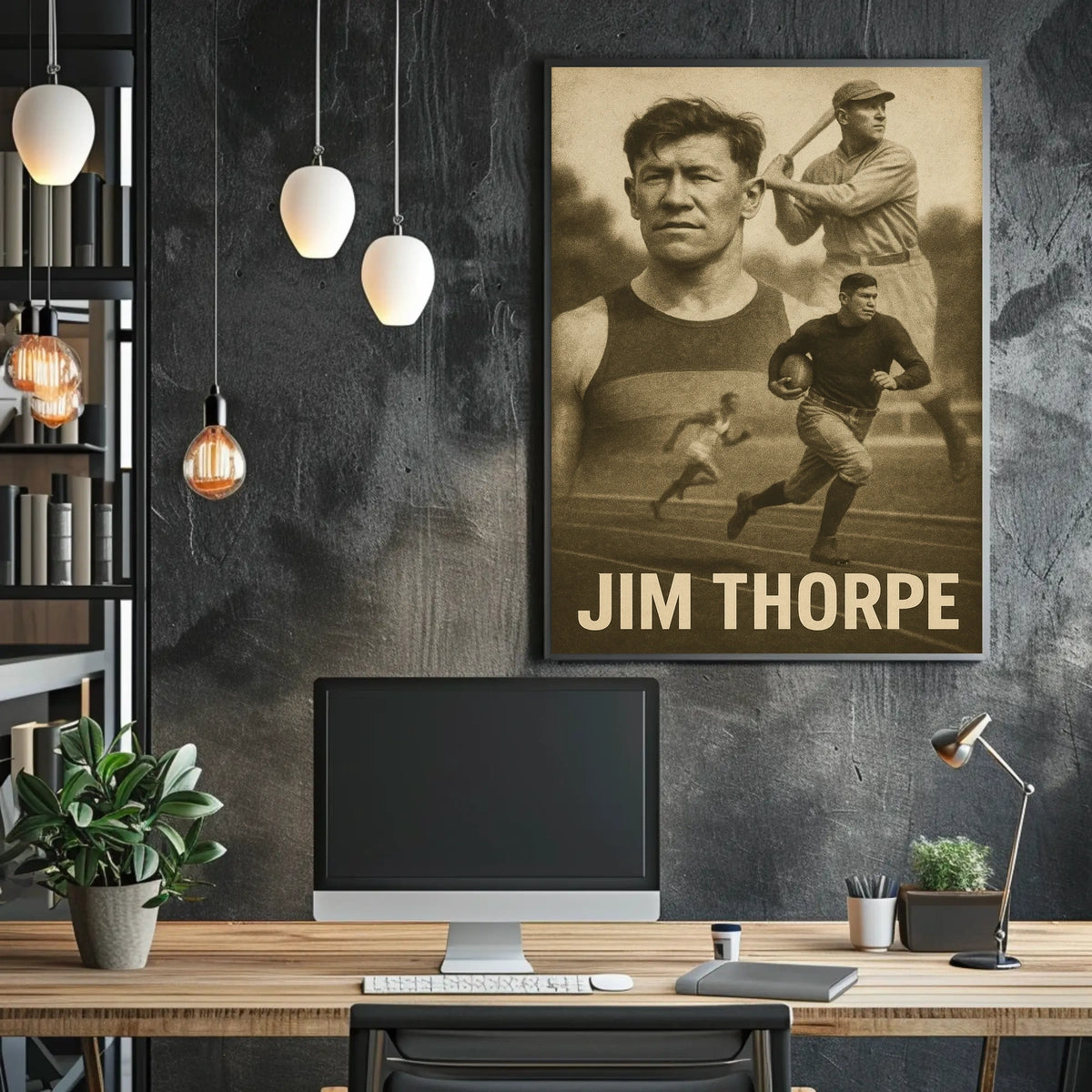 Jim Thorpe A Legendary Athlete Poster