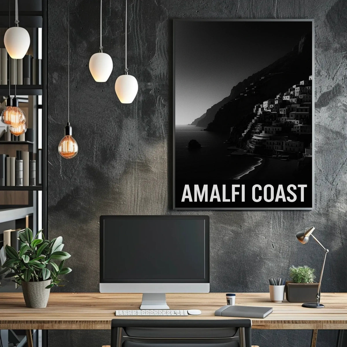 Amalfi Coast Poster Embrace Coastal Decor 18x24 Inches