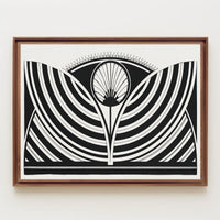 Abstract Geometric Art Deco Modern Symmetrical Poster