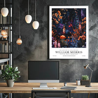 William Morris Cotton Prints Exhibition Poster