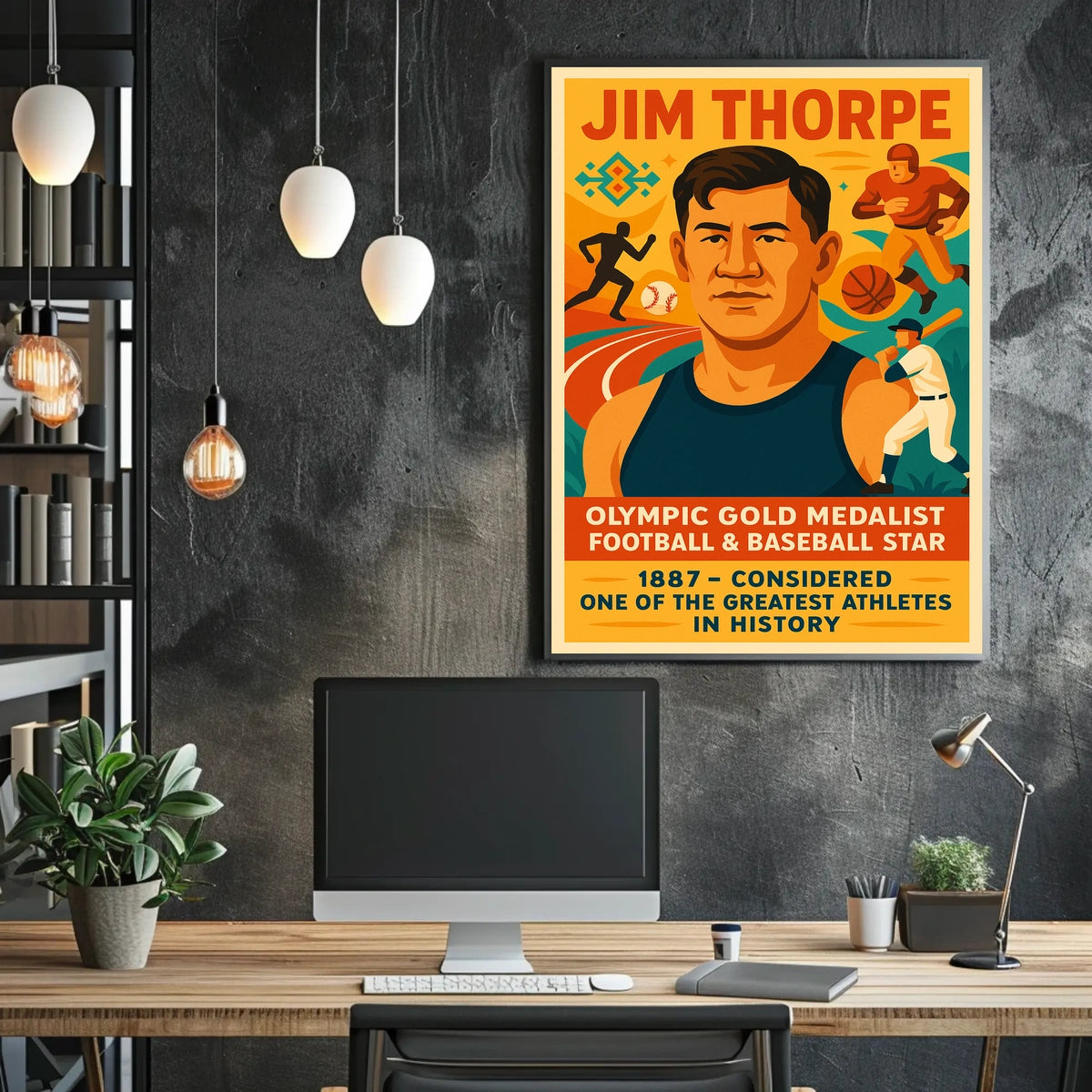 Celebrating a Legendary Athlete Poster