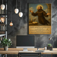 Saint Joseph of Cupertino Religious Levitation Heritage Poster