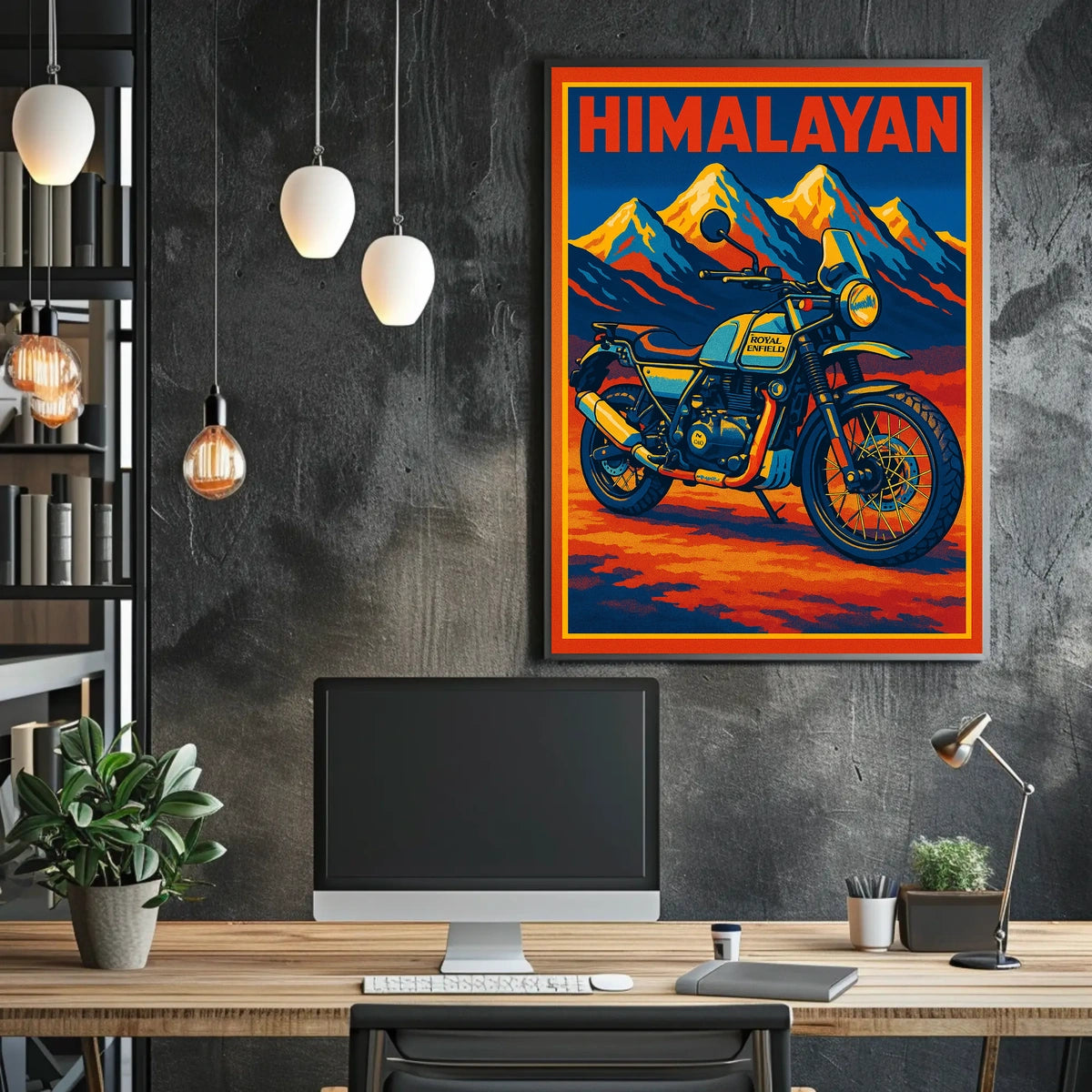 Royal Enfield Himalayan Adventure Poster
