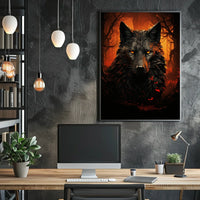 The Enigmatic Wolf Poster